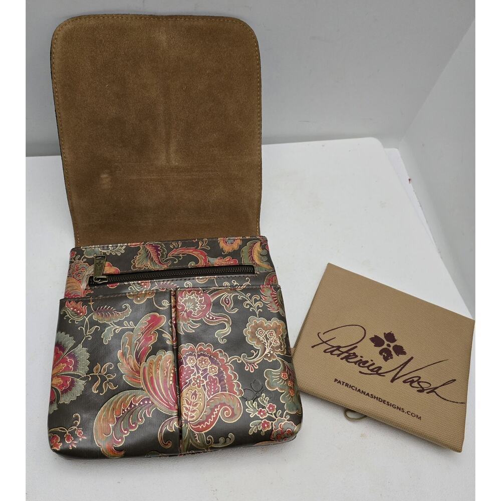 NWT Patricia Nash Vintage Italian Floral Crossbody Bag Purse Granada MSRP $169 - Picture 5 of 11